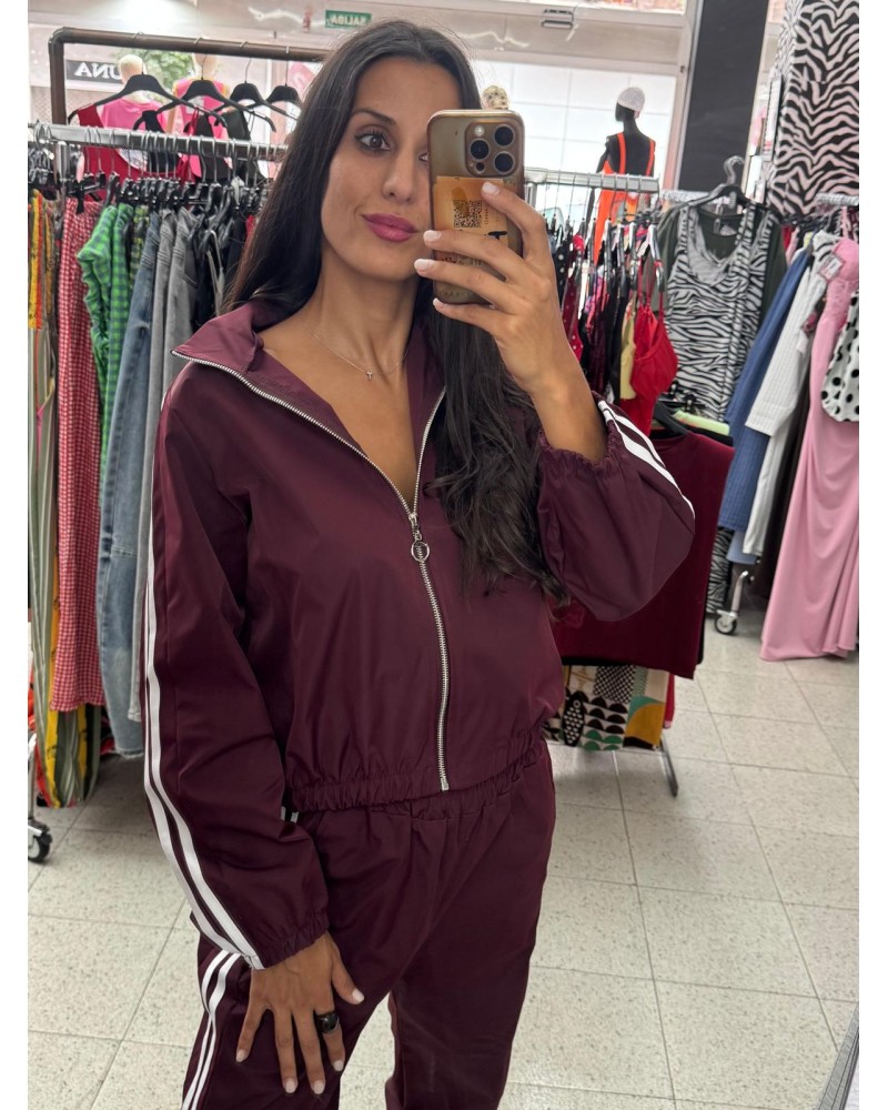 CHAQUETA SPORT ADI GRANATE