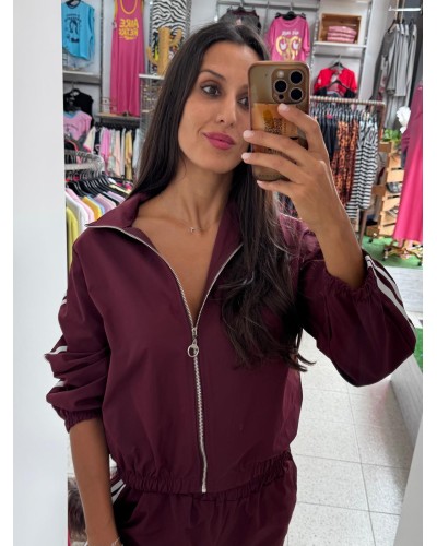 CHAQUETA SPORT ADI GRANATE