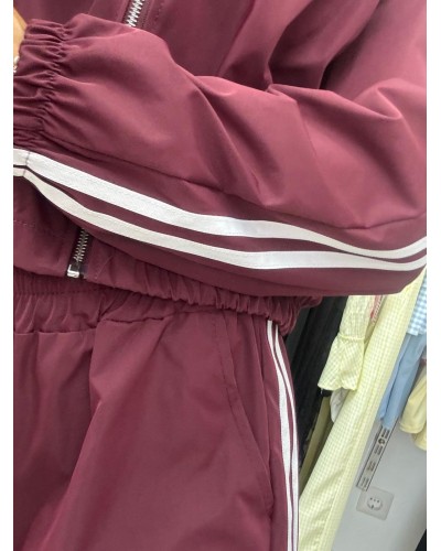 CHAQUETA SPORT ADI GRANATE