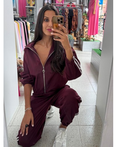 CHAQUETA SPORT ADI GRANATE