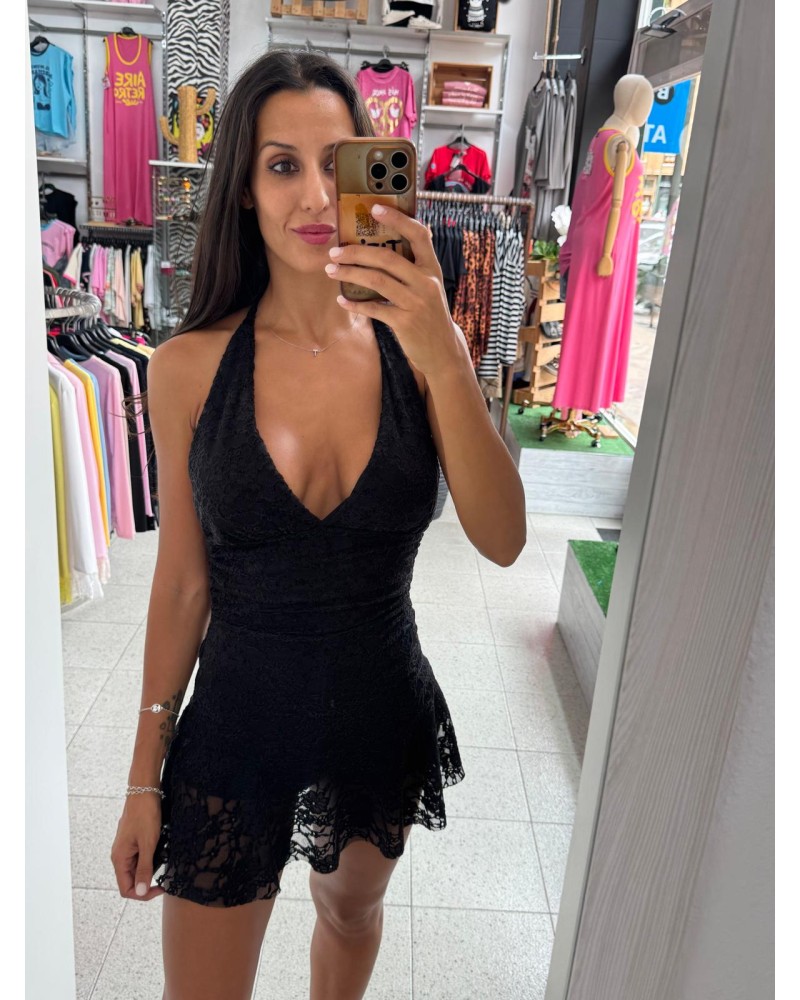 VESTIDO ROMANTIQUE NEGRO