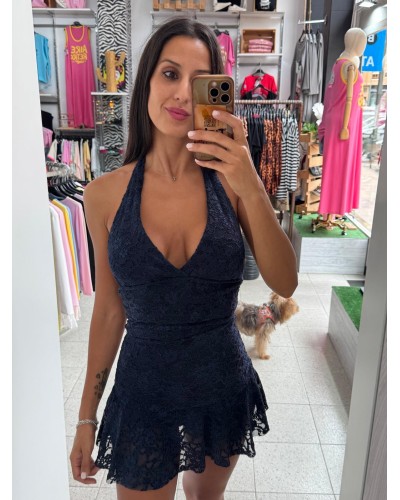 VESTIDO ROMANTIQUE MARINO
