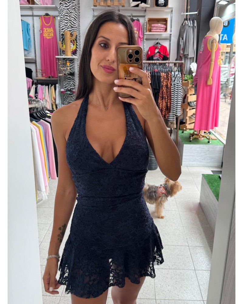 VESTIDO ROMANTIQUE MARINO