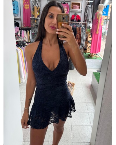 VESTIDO ROMANTIQUE MARINO