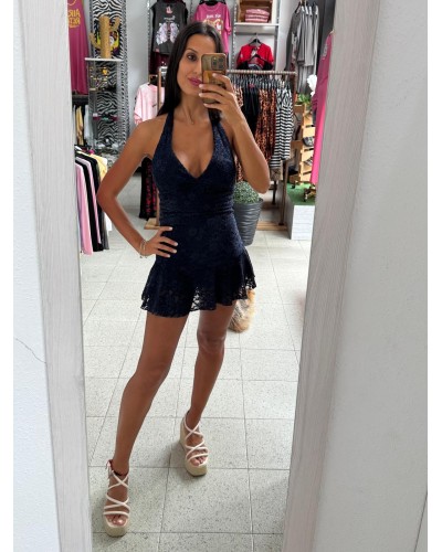 VESTIDO ROMANTIQUE MARINO