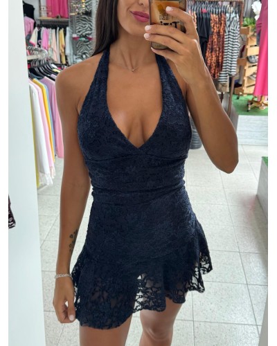 VESTIDO ROMANTIQUE MARINO