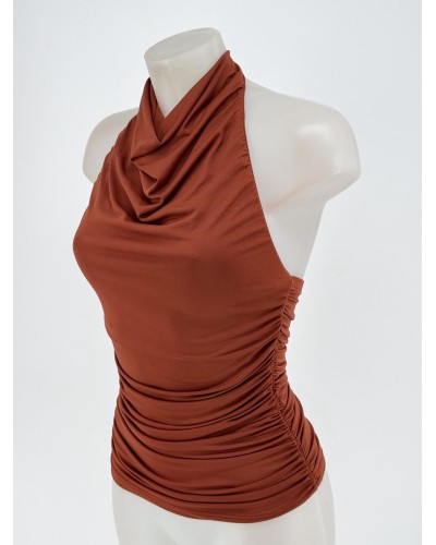 TOP CUELLO TACTEL COLORES