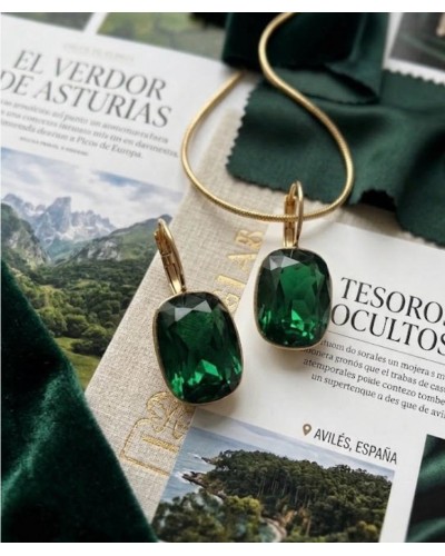 PENDIENTES ESMERALDA
