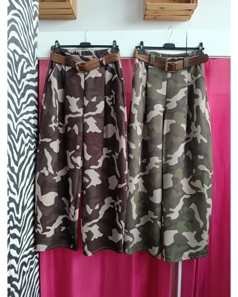 PANTALÓN CAMUFLAJE CINTURÓN