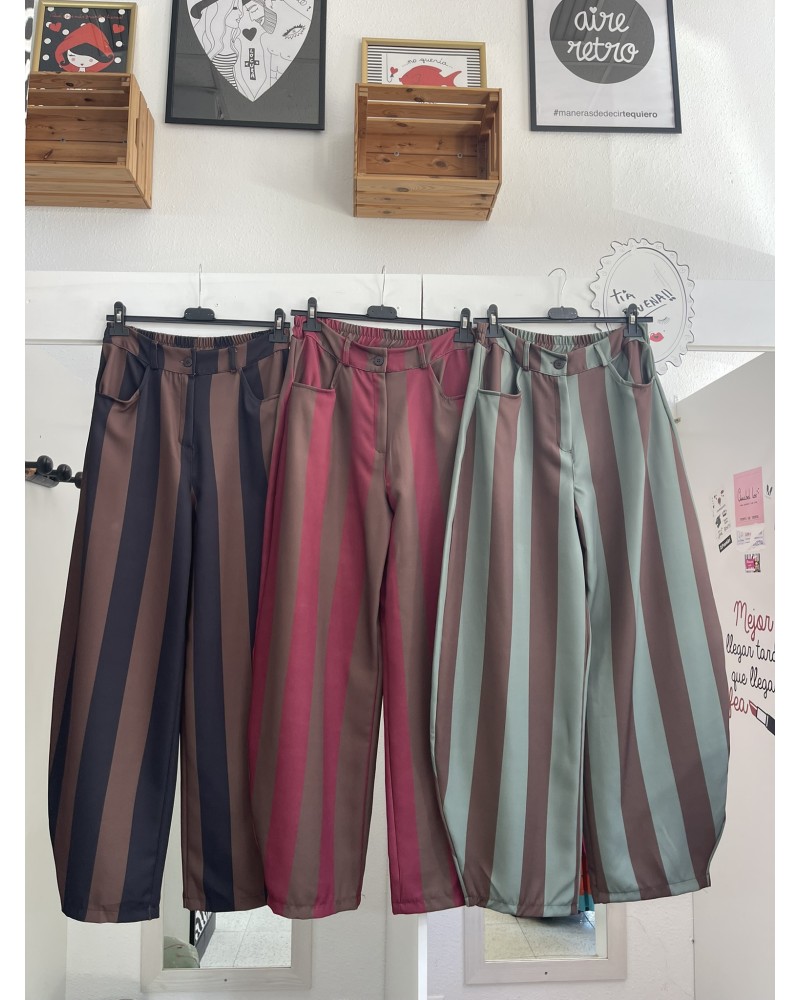 PANTALÓN BALLOON RAYAS