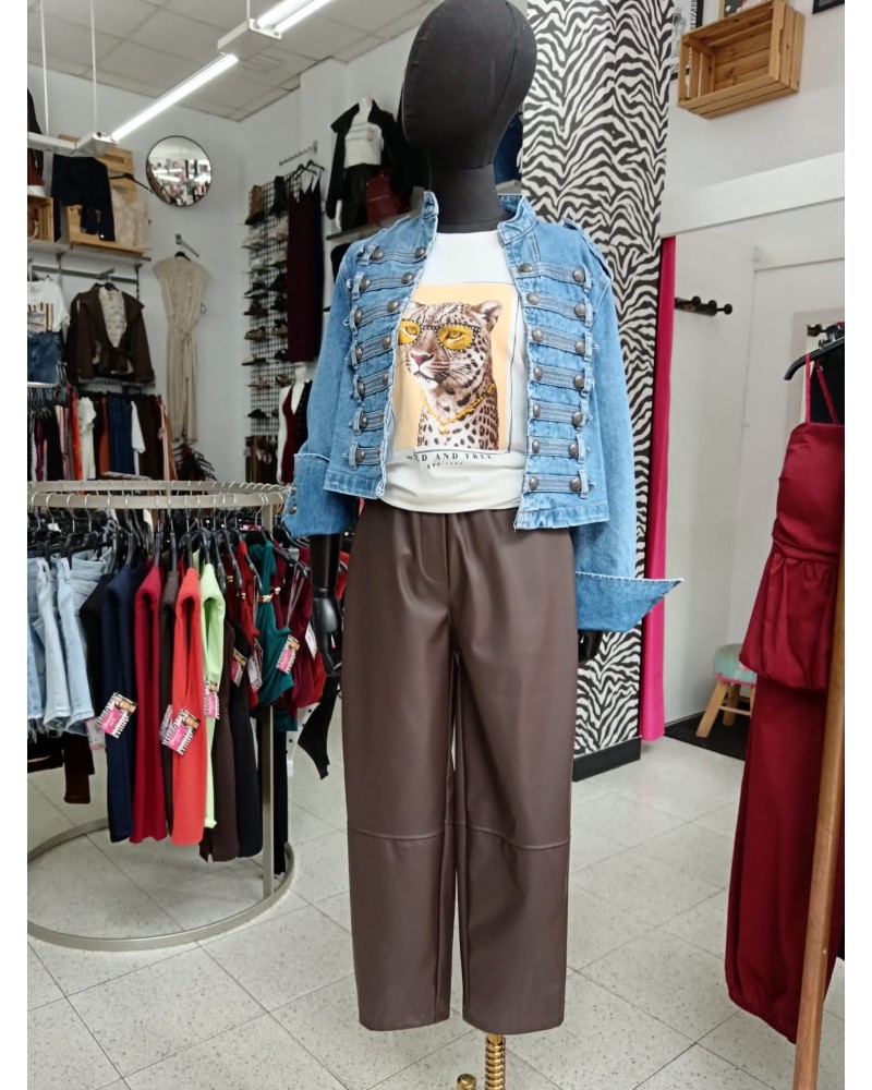 PANTALON POLIPIEL BALLOON CHOCOLATE