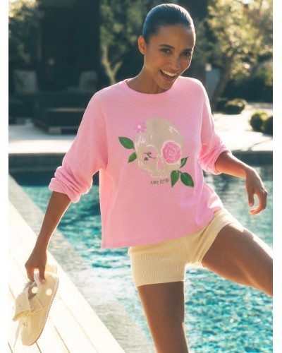 JERSEY FINO "CALAVERITA FLOR" AIRE RETRO
