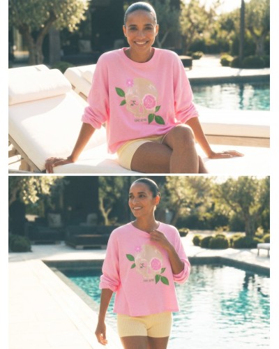JERSEY FINO "CALAVERITA FLOR" AIRE RETRO