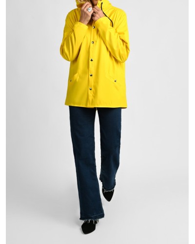 CHUBASQUERO "FOREVER" AMARILLO CORTO AIRE RETRO