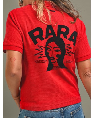 POLO RARA ROJO AIRE RETRO