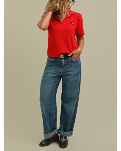 POLO RARA ROJO AIRE RETRO