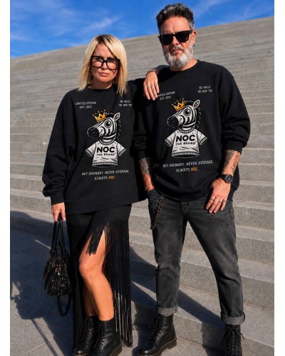 SUDADERA BLACK ZEBRA NOC THE BRAND