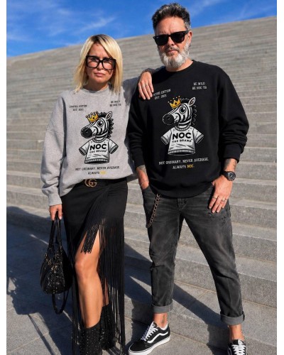 SUDADERA BLACK ZEBRA NOC THE BRAND