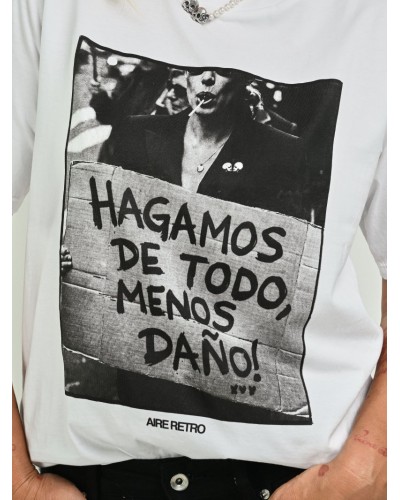 CAMI BLANCA "HAGAMOS DE TODO" AIRE RETRO