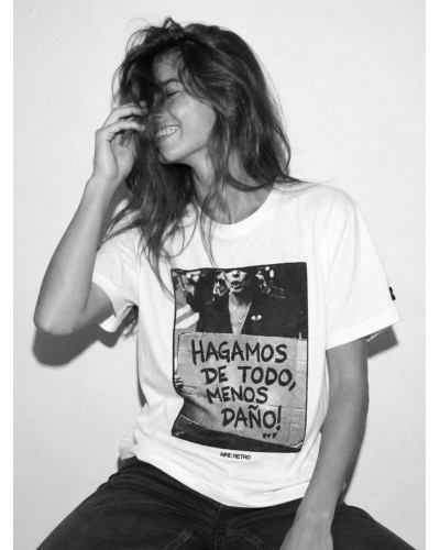 CAMI BLANCA "HAGAMOS DE TODO" AIRE RETRO