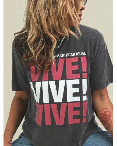 CAMISETA FADE OUT "VIVE" AIRE RETRO