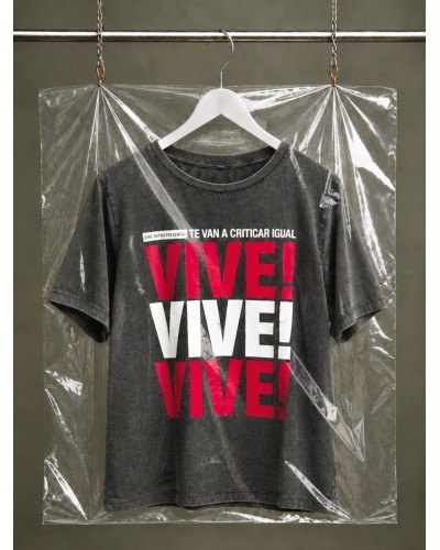 CAMISETA FADE OUT "VIVE" AIRE RETRO