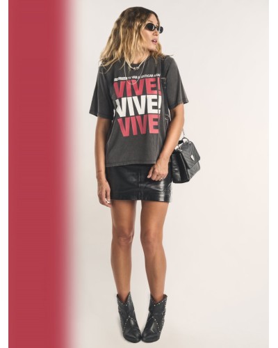 CAMISETA FADE OUT "VIVE" AIRE RETRO