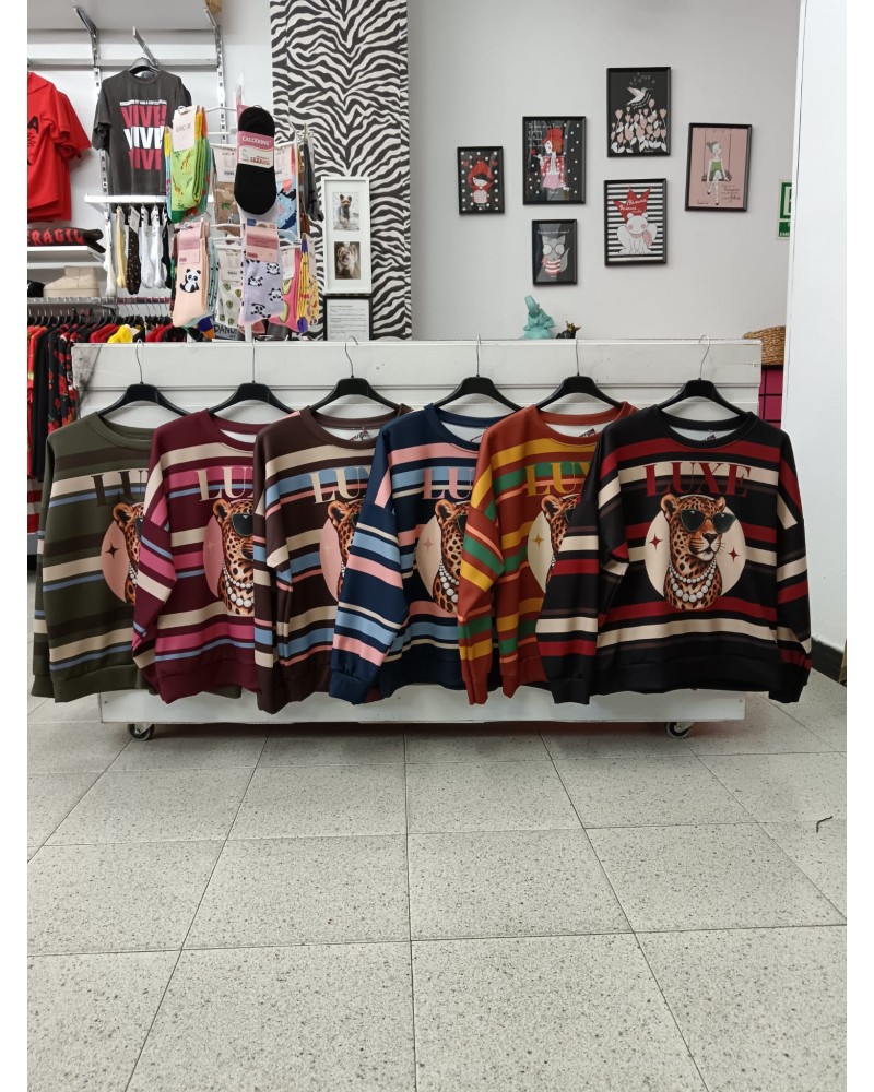 SUDADERA DELUXE GUEPARDO