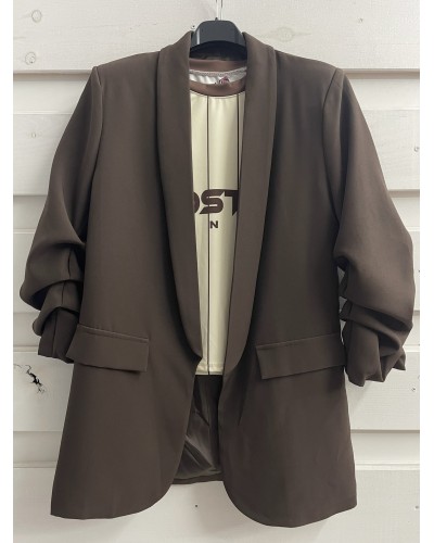 BLAZER FRUNCE CHOCOLATE