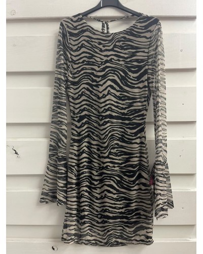 VESTIDO ANIMAL PRINT TUL