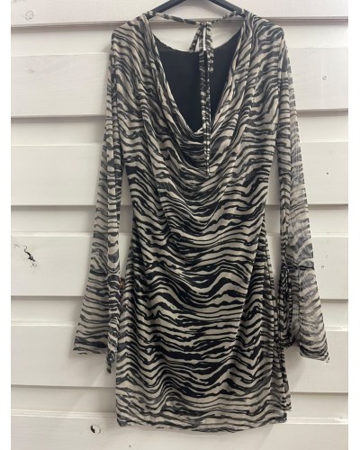VESTIDO ANIMAL PRINT TUL