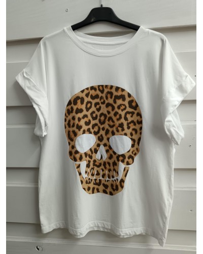 CAMISETA CALAVERA PRINT COLORES