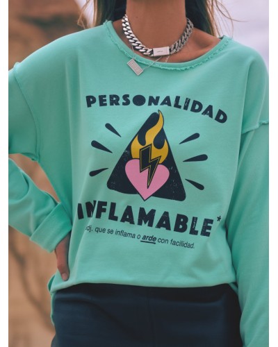 SUDADERA INFLAMABLE