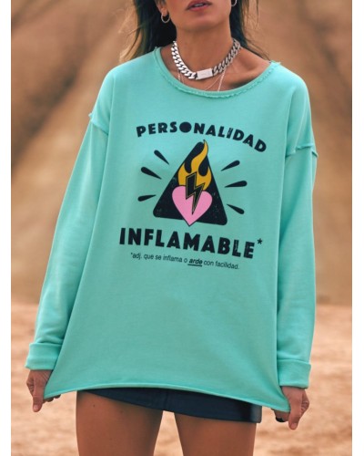 SUDADERA INFLAMABLE