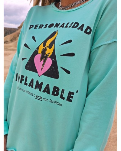 SUDADERA INFLAMABLE