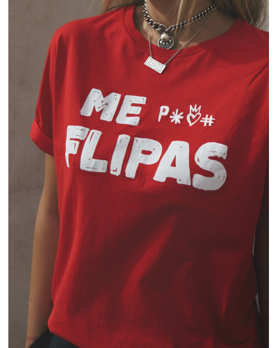 CAMISETA "ME FLIPAS" CHICA AIRE RETRO