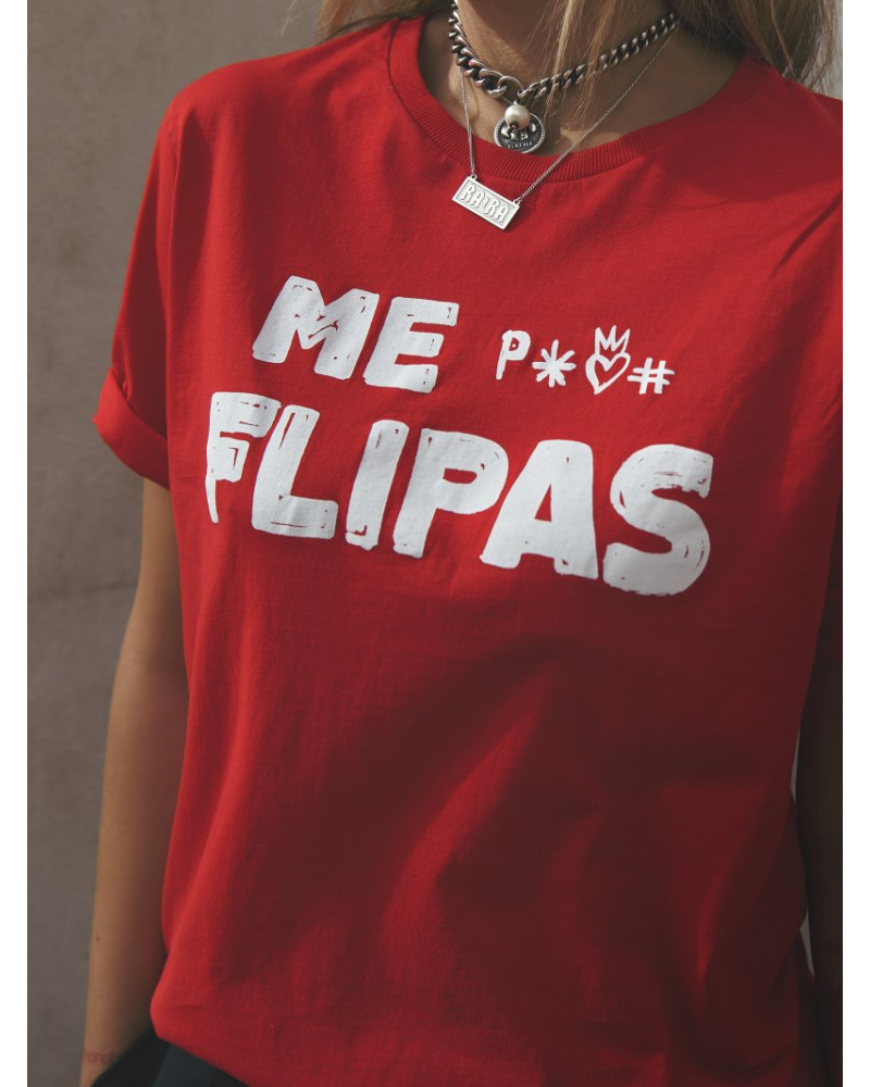 CAMISETA "ME FLIPAS" CHICA AIRE RETRO