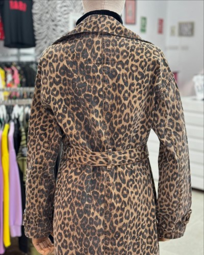 Gabardina animal print