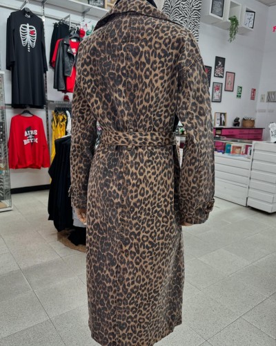 Gabardina animal print