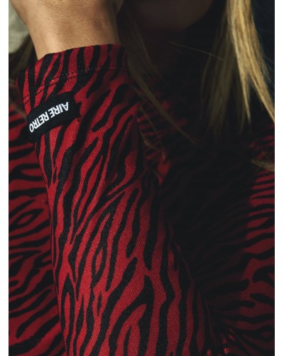 CAMISETA "ZEBRA" ROJA AIRE RETRO