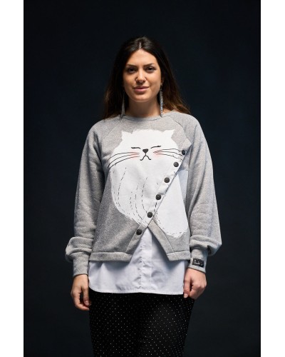 SUDADERA GATO ANABEL LEE