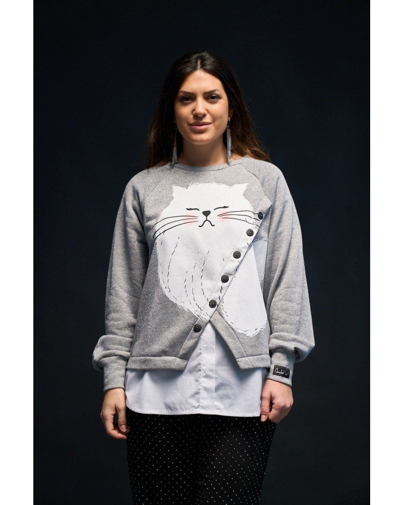 SUDADERA GATO ANABEL LEE